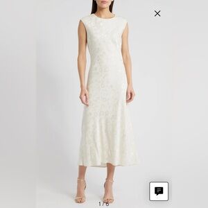 The Darla Floral Jacquard Cocktail Dress - WAYF